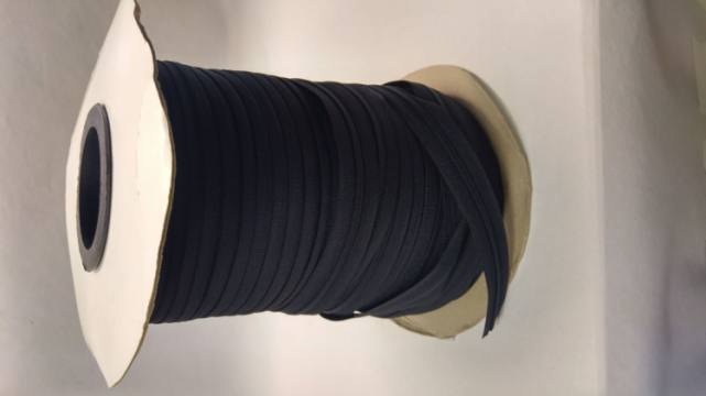 Zadrga PVC spiral metraža debelina 10 mm - 100 metrov kolut črna 2146