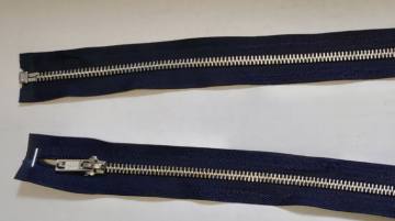 Zadrga kovinska 5 DELJIVA - MODRA - nikel zobki 3020