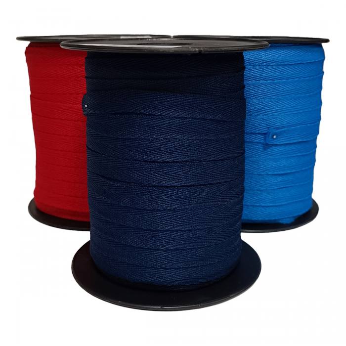 Tekis trak poliester keper širine 10 mm 100 m 5107