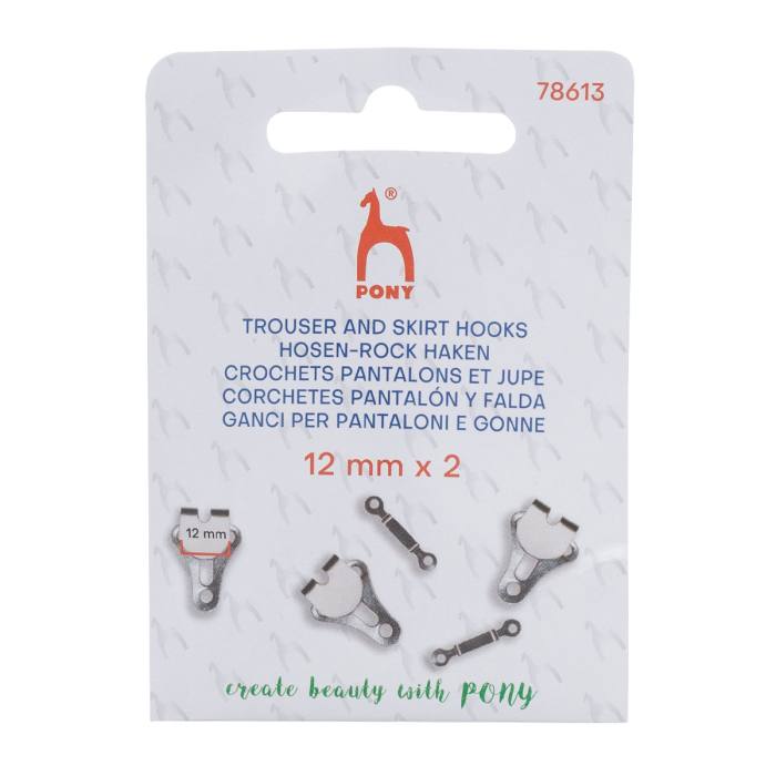 Pony | Sponka za hlače in krila, nikelj 6544