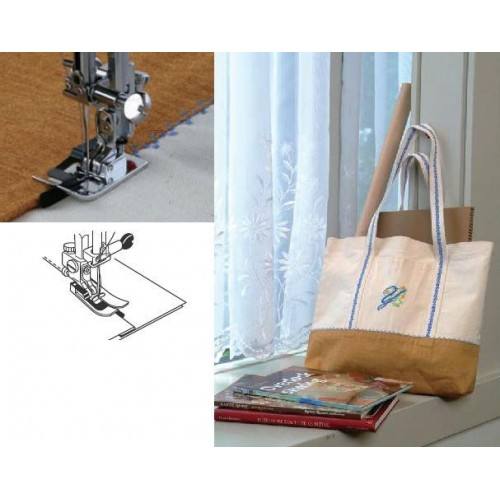 Tačka s centralnim vodilom za šivanje dveh tkanin skupaj (quilting) 6155